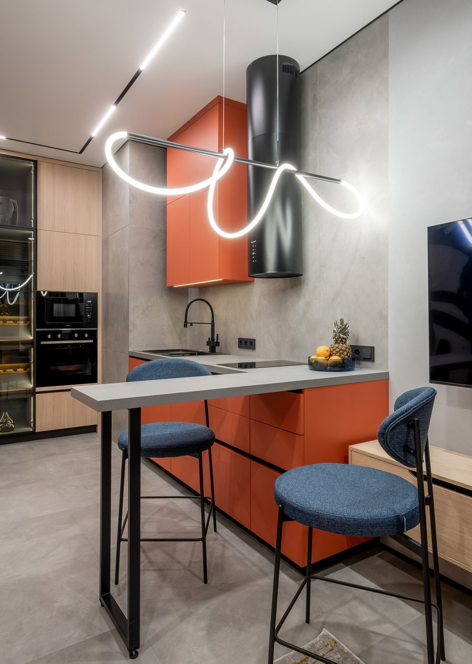 Фотография:  в стиле , Квартира, Проект дня, Москва, 2 комнаты, 60-90 метров, современный с элементами минимализма и арт-деко, Маргарита Макурина – фото на INMYROOM