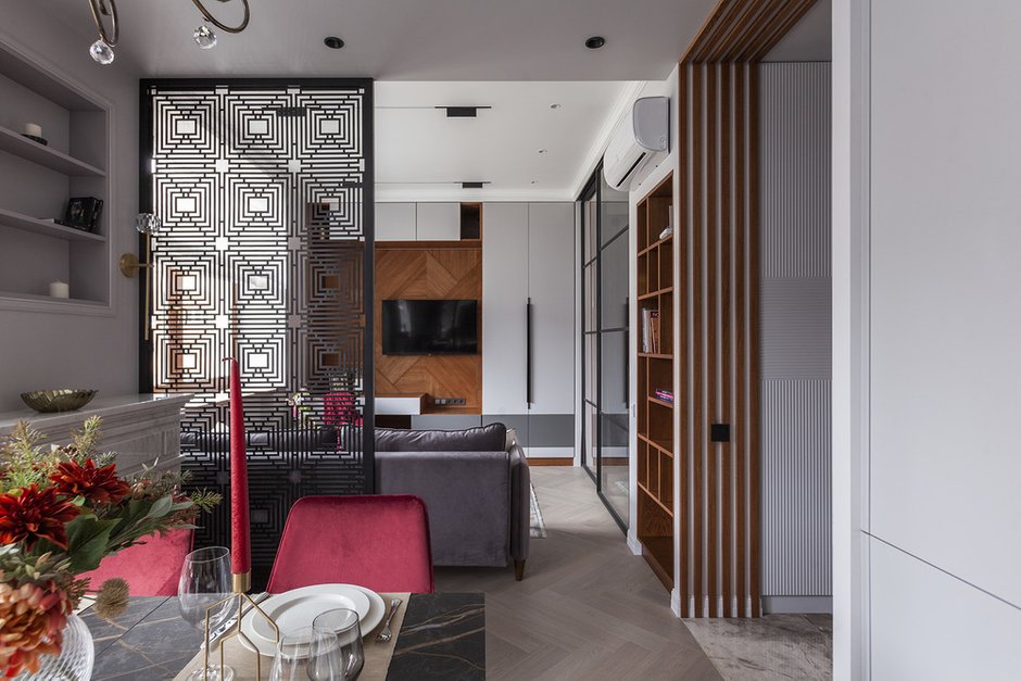 Фотография: Кухня и столовая в стиле Современный, Квартира, Проект недели, Москва, 2 комнаты, 40-60 метров, Your Space – фото на INMYROOM