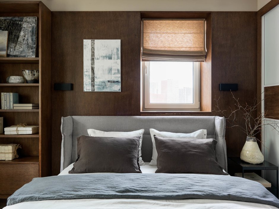 Фотография: Спальня в стиле Современный, Квартира, Проект недели, Новая Москва, 3 комнаты, Более 90 метров, Анастасия Ковальчук – фото на INMYROOM