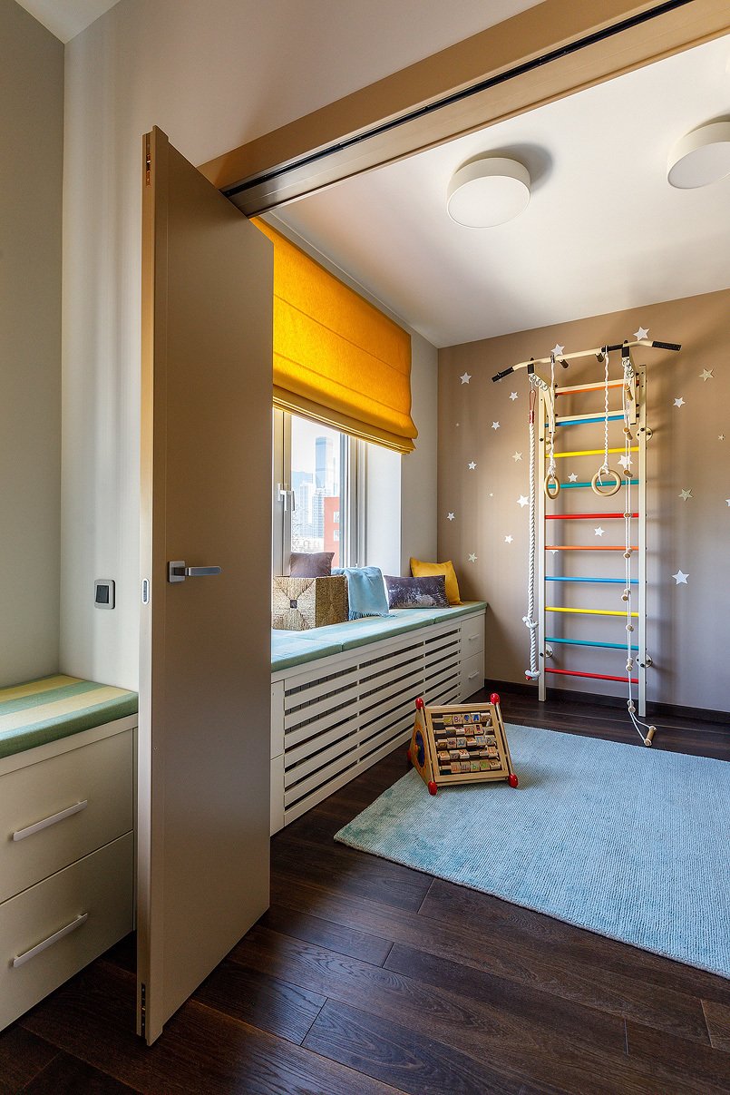 Фотография: Детская в стиле Современный, Квартира, Проект дня, Москва, 4 и больше, Более 90 метров, Бюро IVA – фото на INMYROOM
