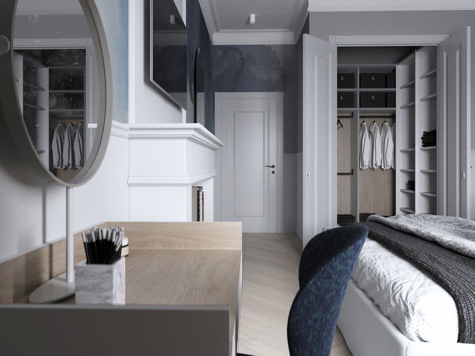Фотография: Спальня в стиле Современный, Квартира, Проект недели, Беларусь, LOGOVO, Панельный дом, 3 комнаты, Более 90 метров, Могилев – фото на INMYROOM
