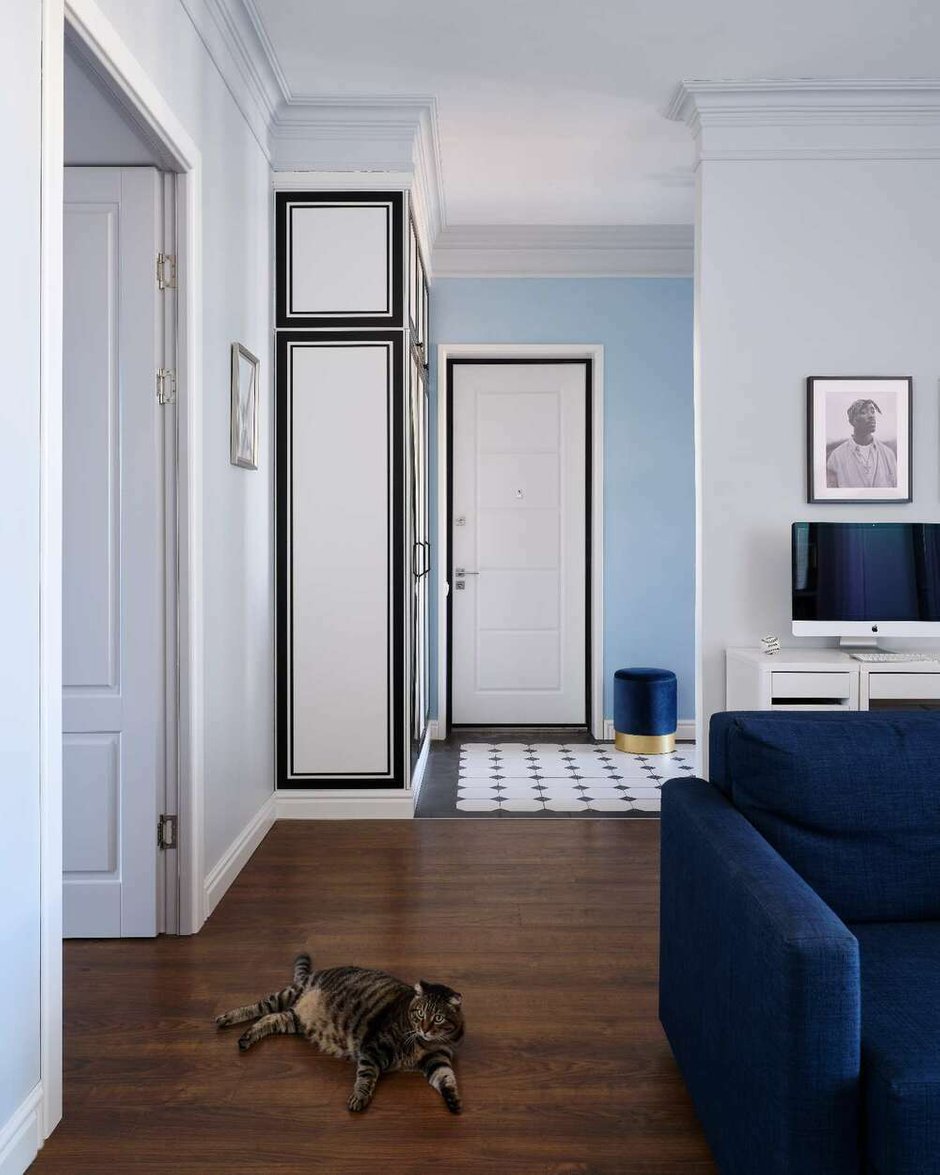 Фотография: Прихожая в стиле Современный, Квартира, Проект недели, Казахстан, Астана, 2 комнаты, 60-90 метров, Евгения Мараськова-Григорянц – фото на INMYROOM