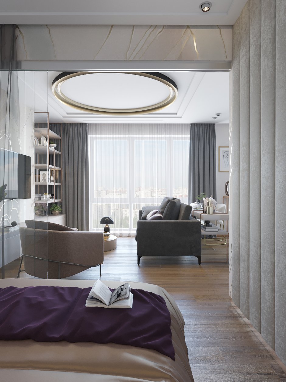 Фотография: Гостиная в стиле Современный, Проект недели, ПРЕМИЯ INMYROOM – фото на INMYROOM