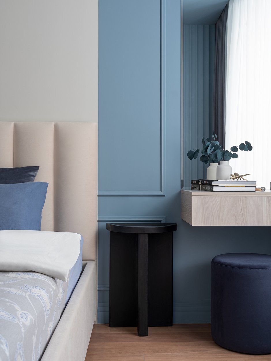 Фотография: Спальня в стиле Минимализм, Современный, Квартира, Проект недели, Москва, 1 комната, 40-60 метров, Светлана Пичугина – фото на INMYROOM