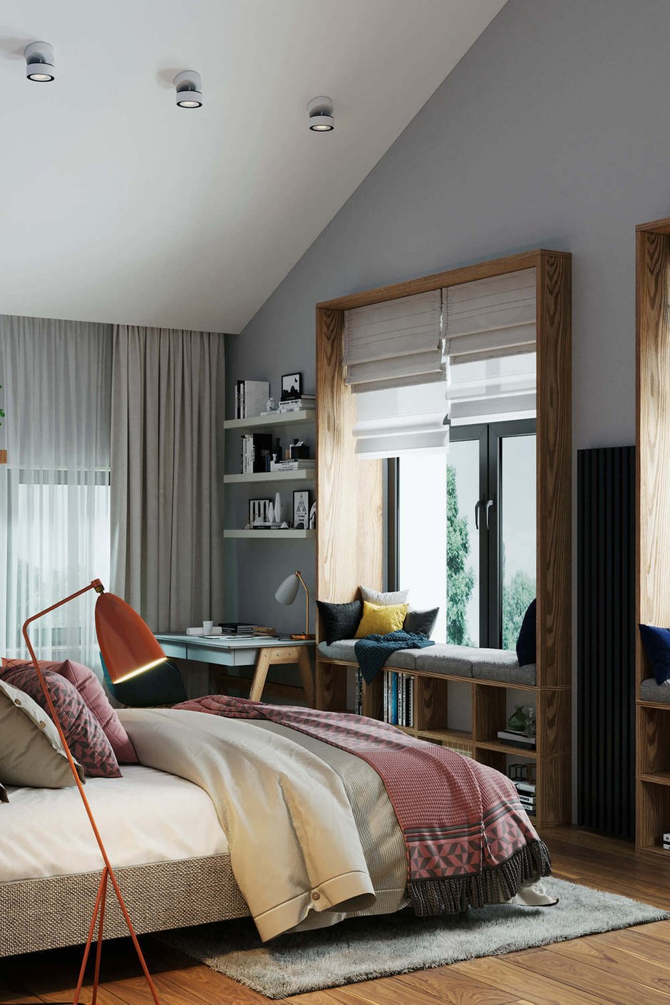 Фотография: Спальня в стиле Современный, Дом, Проект недели, Дом и дача, Химки, Павел Герасимов, Geometrium, Московская область, 4 и больше, Более 90 метров – фото на INMYROOM