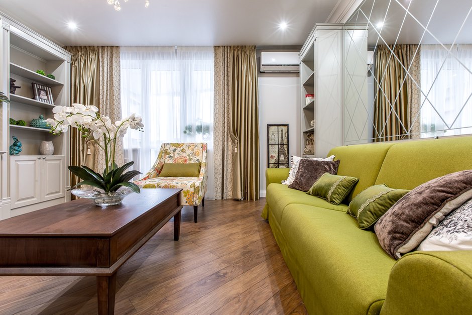 Фотография: в стиле , Современный, Квартира, Проект недели, Самара, Artek Design Studio, Кирпичный дом, 3 комнаты, Более 90 метров, Оксана Агапонова – фото на INMYROOM