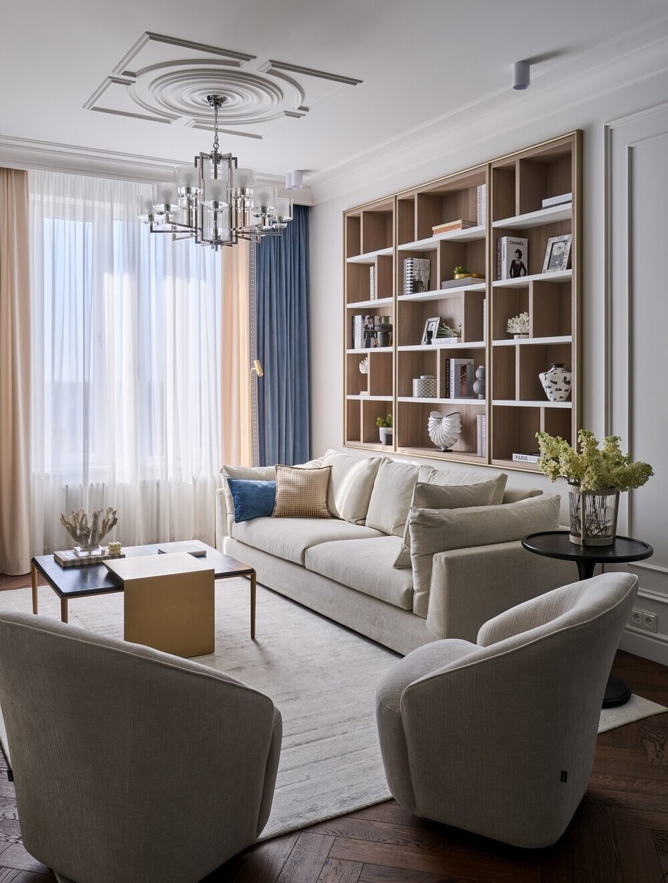 Фотография: в стиле , Квартира, Проект дня, 3 комнаты, Более 90 метров, Эксклюзивные проекты, современный с элементами неоклассики, Новосибирская область, Кольцово – фото на INMYROOM