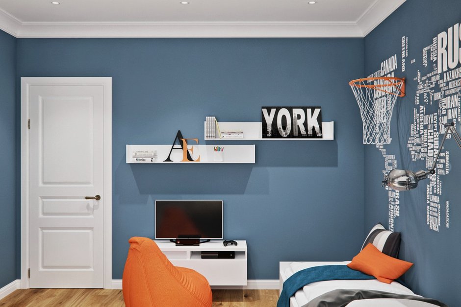 Фотография: Детская в стиле Современный, Скандинавский, Квартира, Проект недели, Москва, Подмосковье, Химки, Geometrium, Московская область, Блочный дом, 4 и больше, Более 90 метров, ЭЖК «Эдем» – фото на INMYROOM