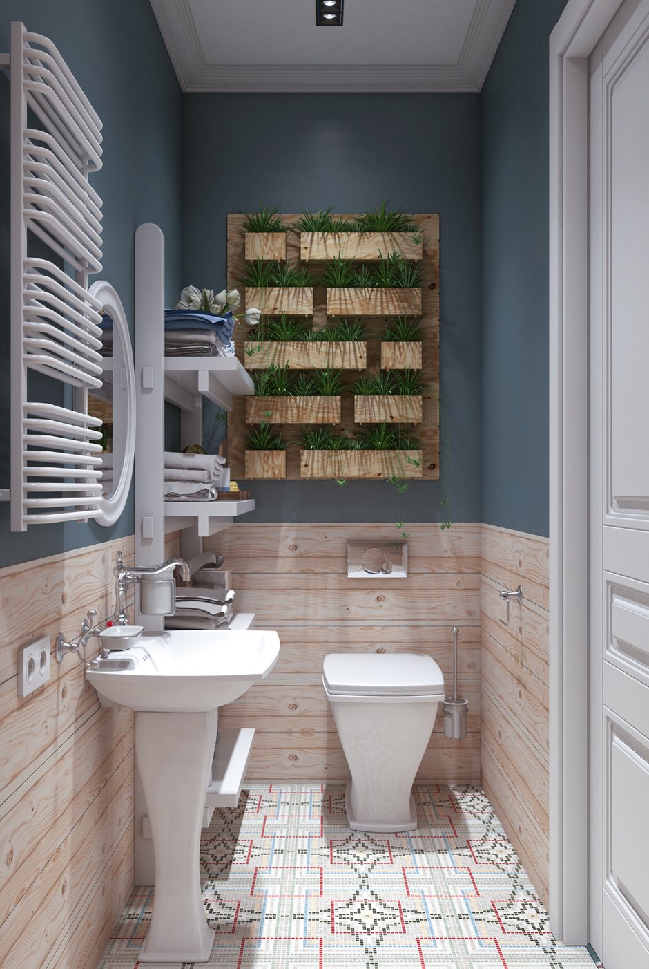 Фотография: Ванная в стиле Скандинавский, Малогабаритная квартира, Квартира, Проект недели, Марина Саркисян, Хельсинки, 2 комнаты, до 40 метров – фото на INMYROOM