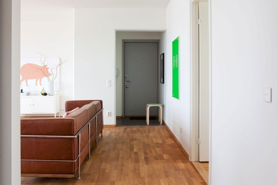Фотография: Гостиная в стиле Скандинавский, Квартира, Дома и квартиры – фото на INMYROOM