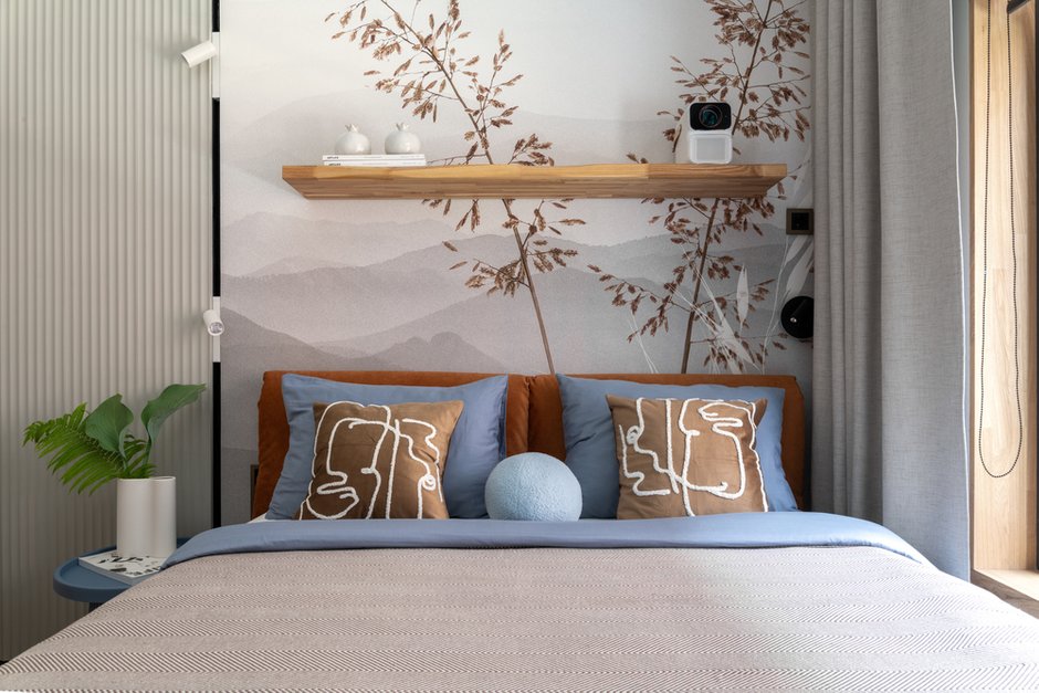 Фото: в стиле, Модерн, Маленькая квартира, Квартира, Проект дня, 1 комната, Монолитный кирпич, Юлия Волкова – фото на INMYROOM