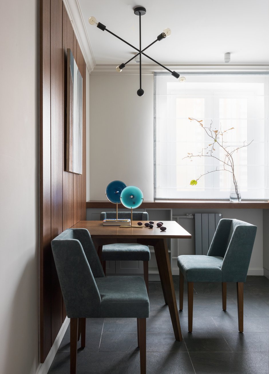 Фотография: Кухня и столовая в стиле Современный, Квартира, Проект недели, Москва, 2 комнаты, 40-60 метров, 60-90 метров, Анна Чеверева – фото на INMYROOM