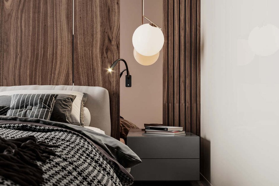 Фотография: Спальня в стиле Современный, Скандинавский, Минимализм, Проект недели, 3 комнаты, Более 90 метров – фото на INMYROOM