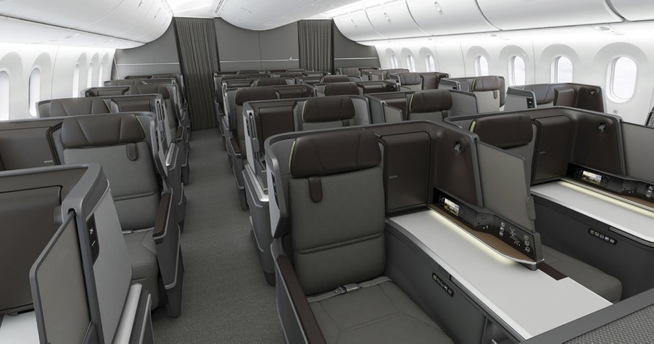 Салон бизнес-класса BMW Designworks для тайваньской авиакомпании EVA Air