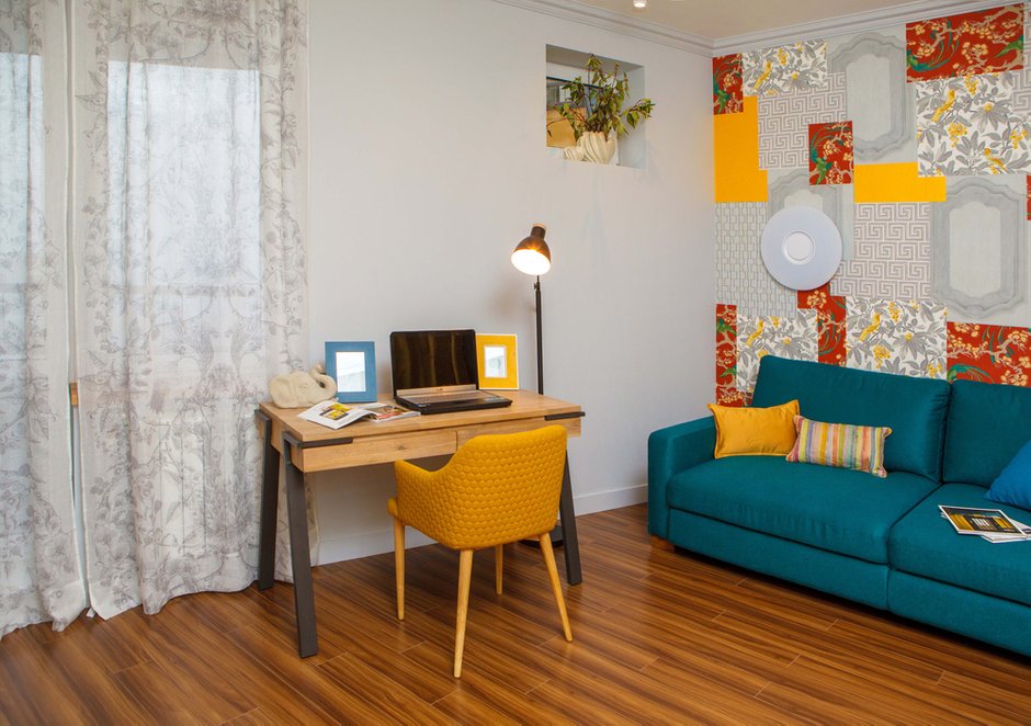 Фотография: Кабинет в стиле Современный, Квартира, Проект недели, Химки, Ануш Аракелян, Монолитный дом, ЖК «Правый Берег» – фото на INMYROOM