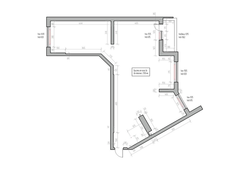 Обмерный план