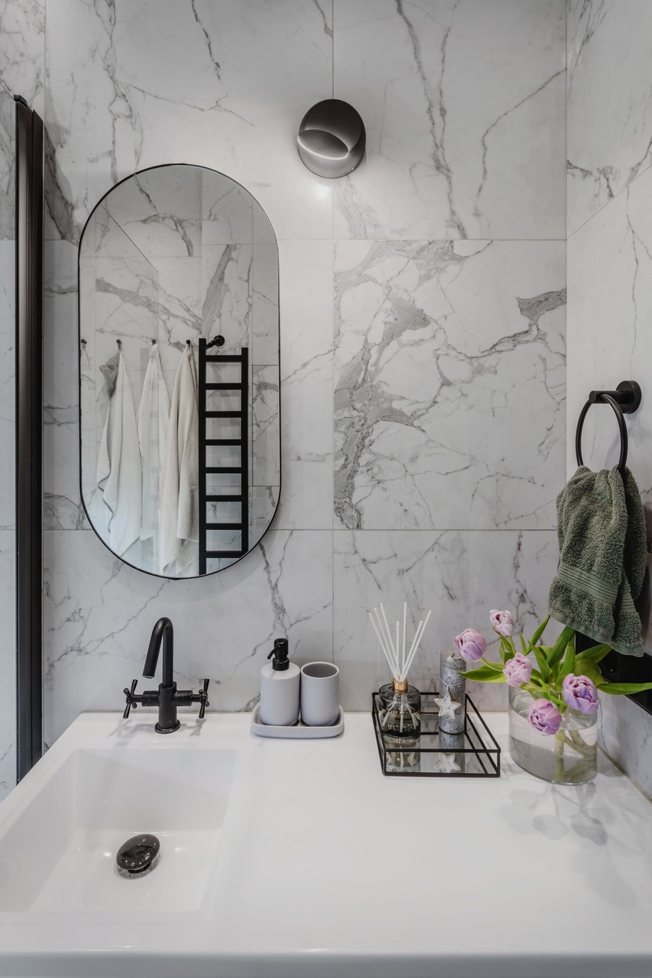 Фотография: Ванная в стиле Современный, Квартира, Проект недели, Москва, 4 и больше, 60-90 метров, Спецпроект – фото на INMYROOM