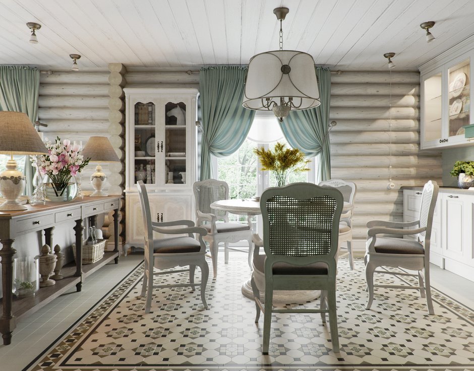 Фотография: Кухня и столовая в стиле Прованс и Кантри, Дом, Проект недели, Подмосковье, Московская область, 4 и больше, Более 90 метров, Новоглаголево, Евгений Жданов, Студия GP Project, Павел Годяев – фото на INMYROOM