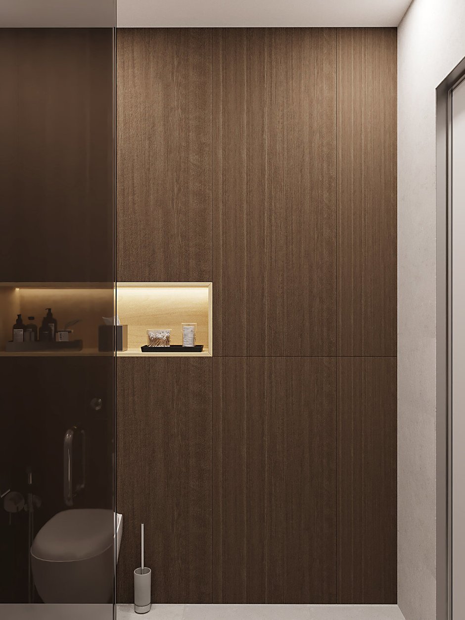 Фотография: Ванная в стиле Современный, Квартира, Проект недели, Москва, Монолитный дом, 4 и больше, Более 90 метров, Олеся Березовская – фото на INMYROOM