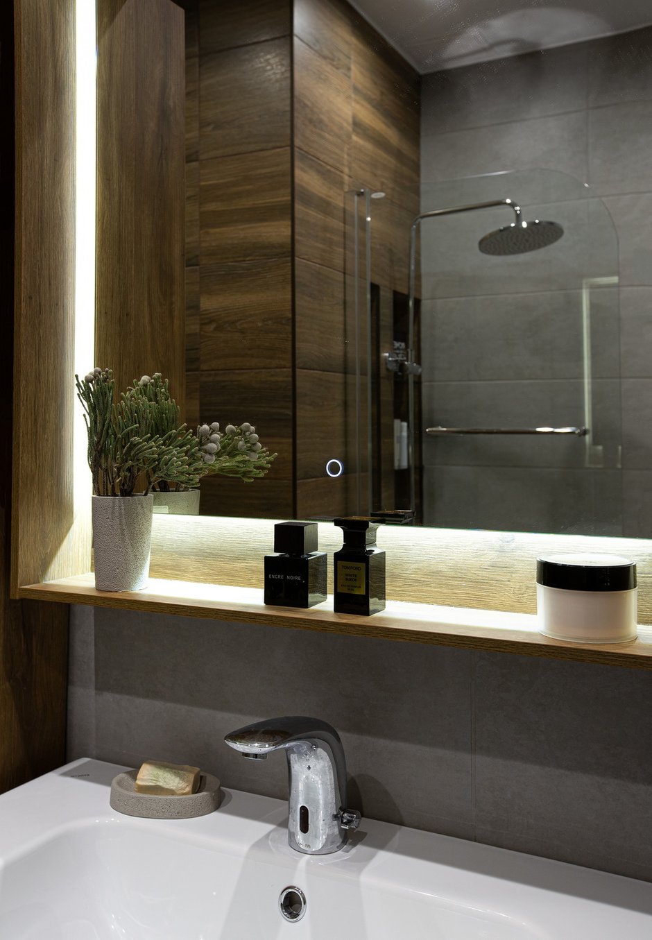 Фотография: Ванная в стиле Современный, Квартира, Проект недели, Москва, 4 и больше, 60-90 метров, Екатерина Совастеева – фото на INMYROOM