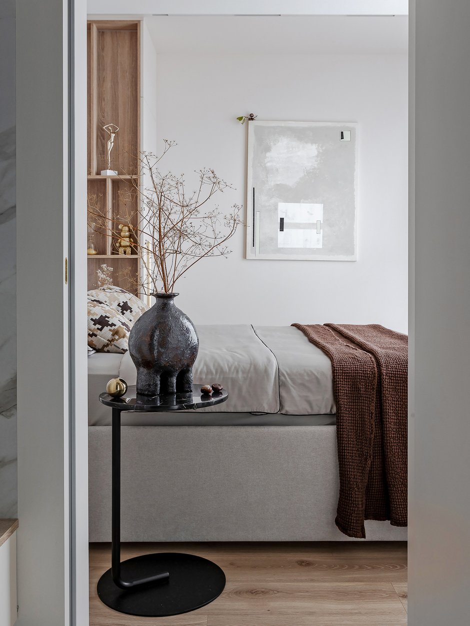 Фотография:  в стиле , Квартира, Проект дня, Беларусь, Минск, 2 комнаты, 40-60 метров, современный/минимализм, Сергей Баламатюк, Оксана Баламатюк – фото на INMYROOM