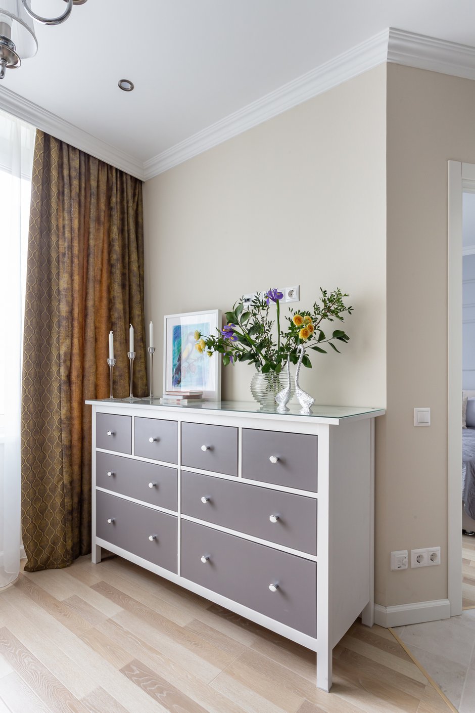 Фотография: Гостиная в стиле Современный, Малогабаритная квартира, Квартира, Проект недели, Москва, 1 комната, до 40 метров, Ирина Долганова – фото на INMYROOM