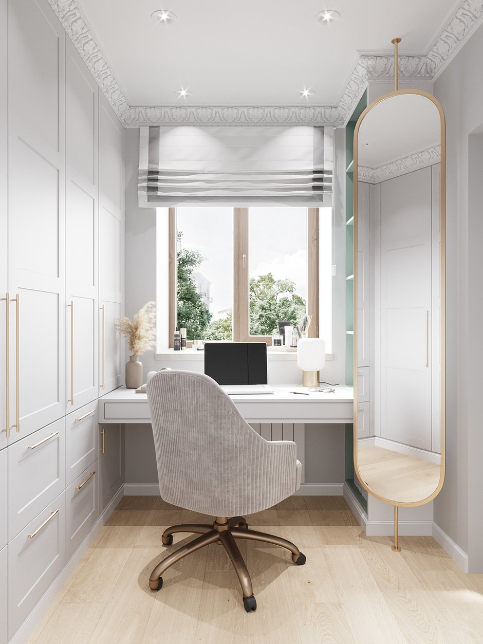 Фотография: Кабинет в стиле Современный, Квартира, Проект недели, Москва, 4 и больше, Более 90 метров, Елена Лебедева – фото на INMYROOM