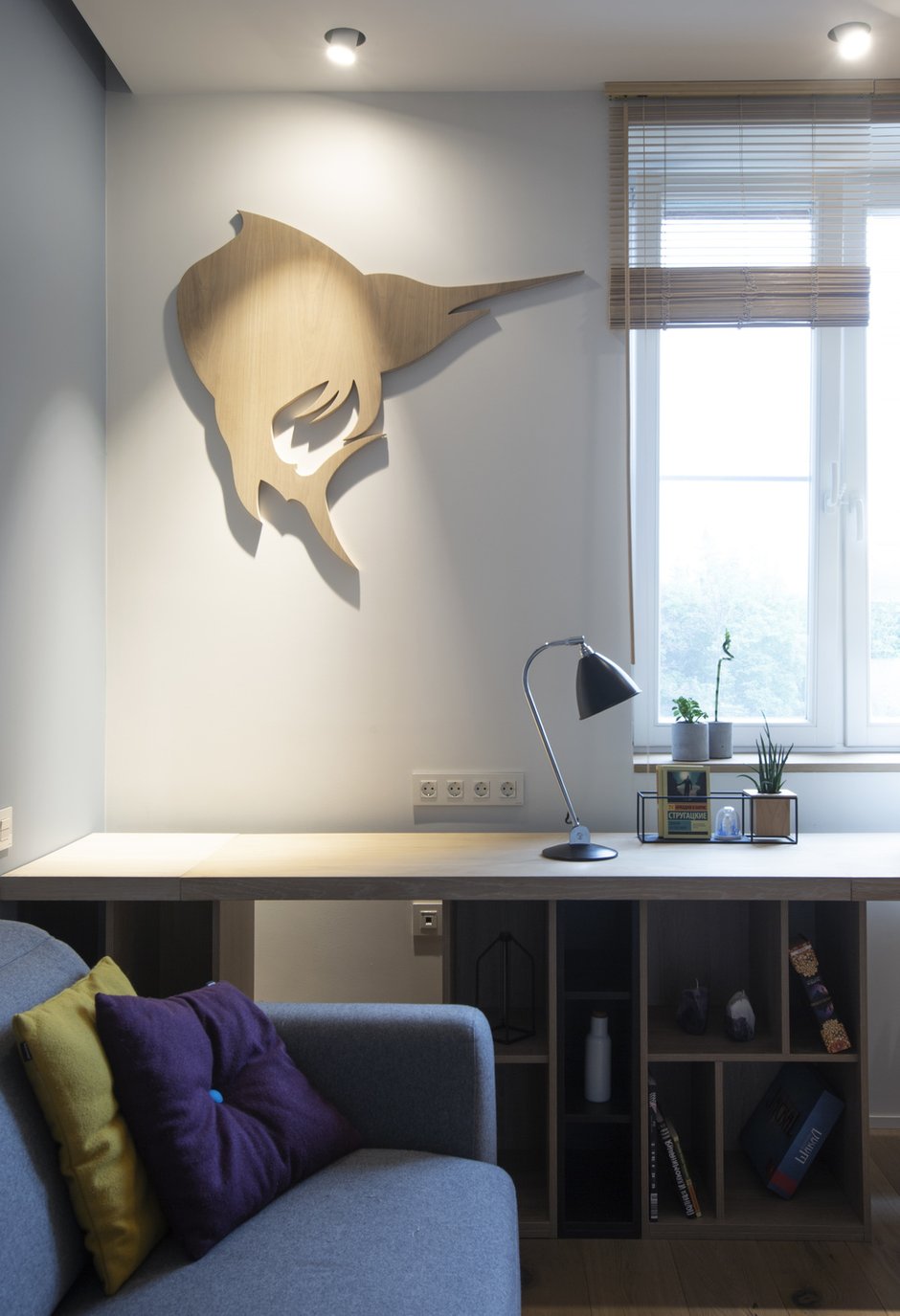 Фотография: Кабинет в стиле Современный, Квартира, Проект недели, Москва, Монолитный дом, 4 и больше, Более 90 метров, Zeworkroomstudio – фото на INMYROOM