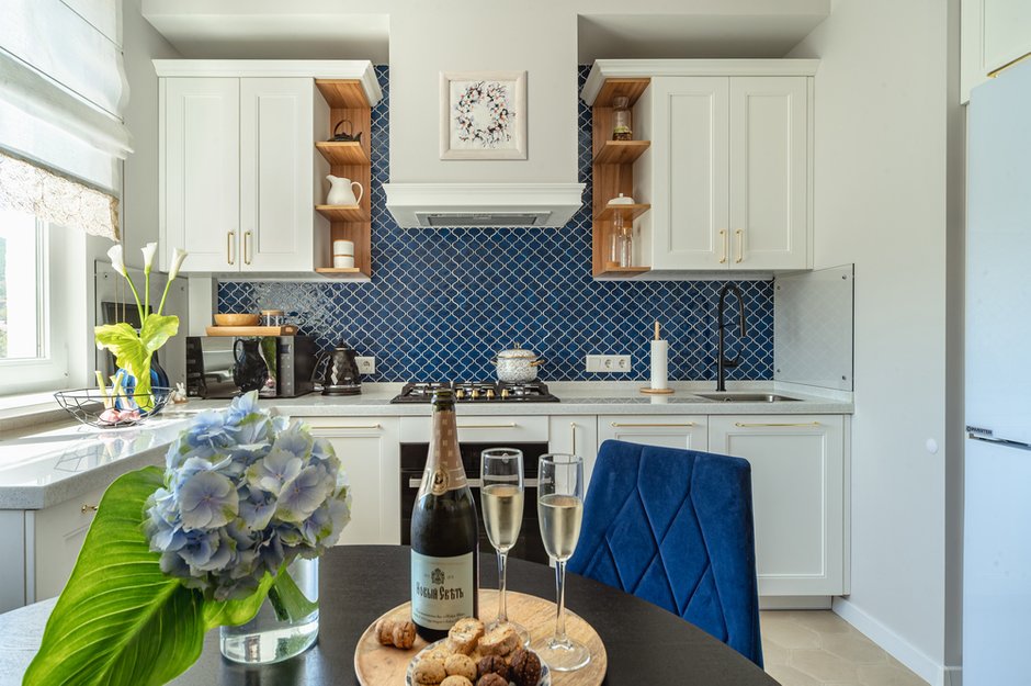 Фотография: Кухня и столовая в стиле Современный, Квартира, Проект дня, 2 комнаты, 40-60 метров, Татьяна Петрова, Ego Design – фото на INMYROOM