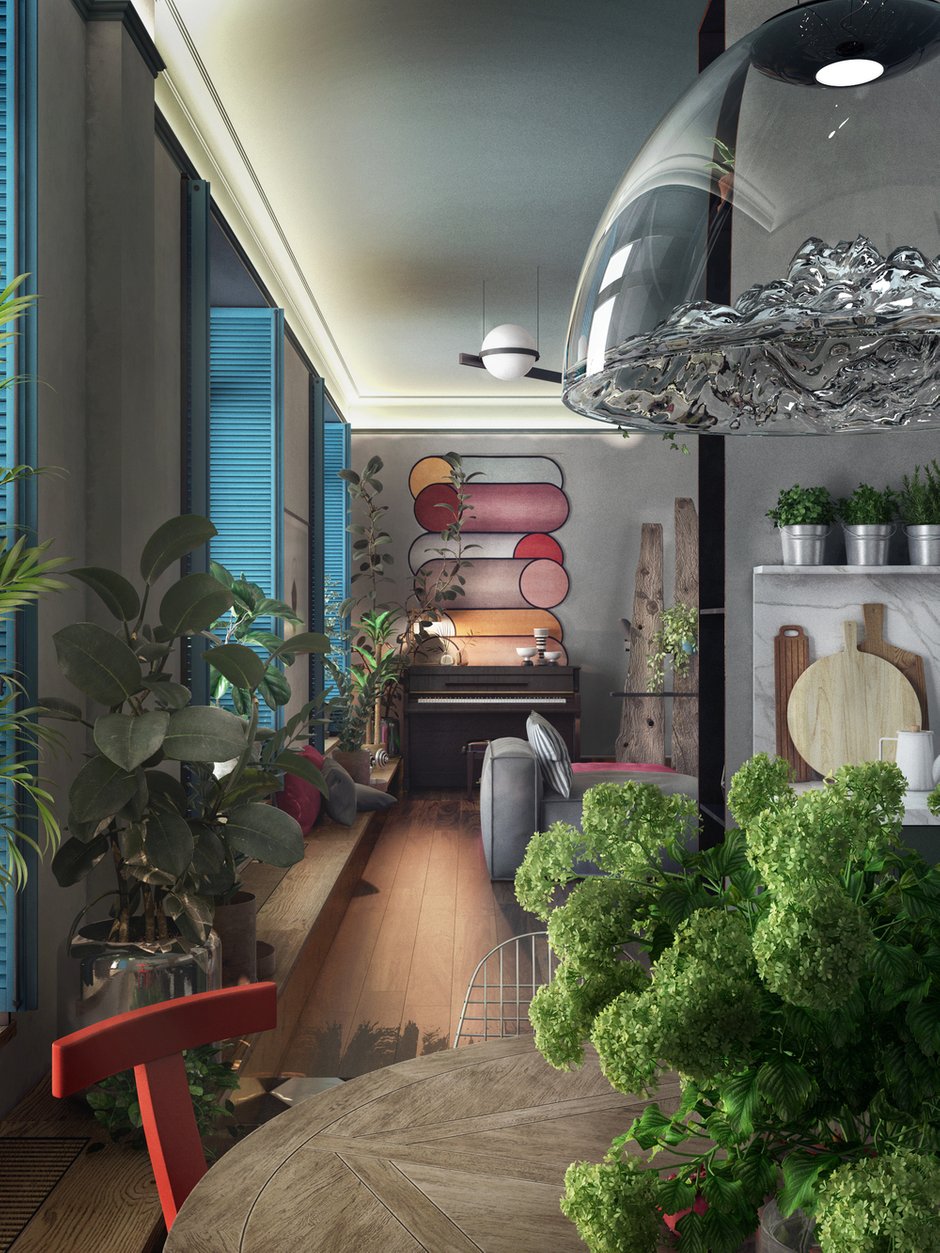 Фотография: Гостиная в стиле Лофт, Квартира, Проект недели, Санкт-Петербург, Samsung, ToTaste Studio, 4 и больше, Более 90 метров, Монолитно-кирпичный, энциклопедия_интерьер, Максим Жуков, the frame – фото на INMYROOM