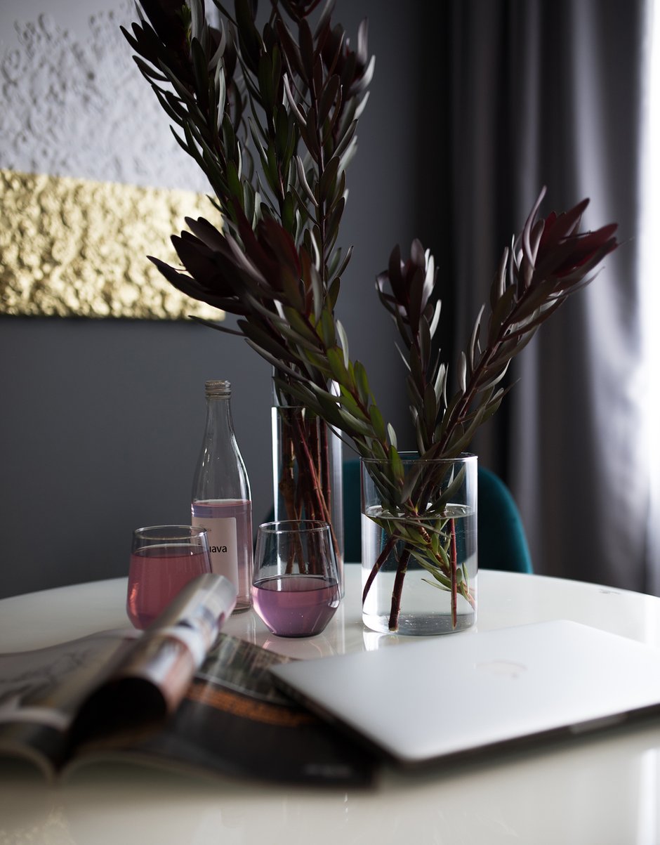 Фотография: Кухня и столовая в стиле Современный, Квартира, Студия, Проект дня, Санкт-Петербург, 1 комната, до 40 метров, Нина Иваненко – фото на INMYROOM