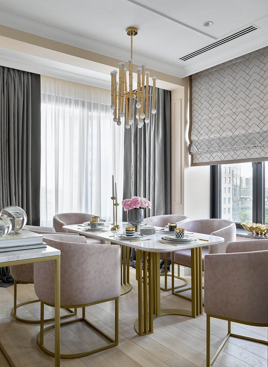 Фотография: Кухня и столовая в стиле Классический, Современный, Квартира, Проект недели, Москва, «Уютная квартира», Наталья Преображенская, 3 комнаты, Более 90 метров – фото на INMYROOM