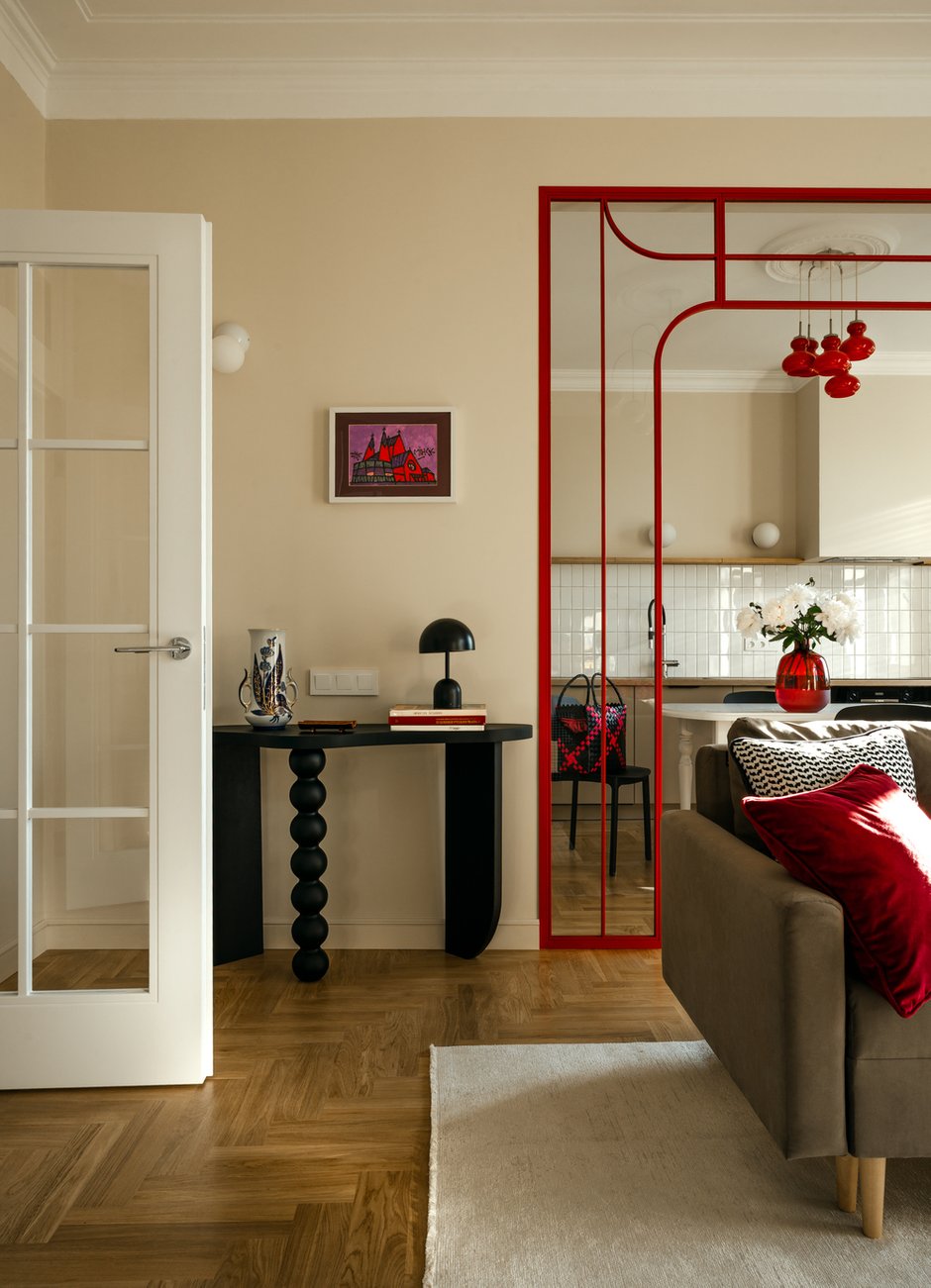 Фотография: Гостиная в стиле Современный, Эклектика, Винтажный, Квартира, Проект дня, Минск, Сталинка, 2 комнаты, 60-90 метров, Елена Ерашевич, современный с элементами эклектики, винтажный/классический – фото на INMYROOM