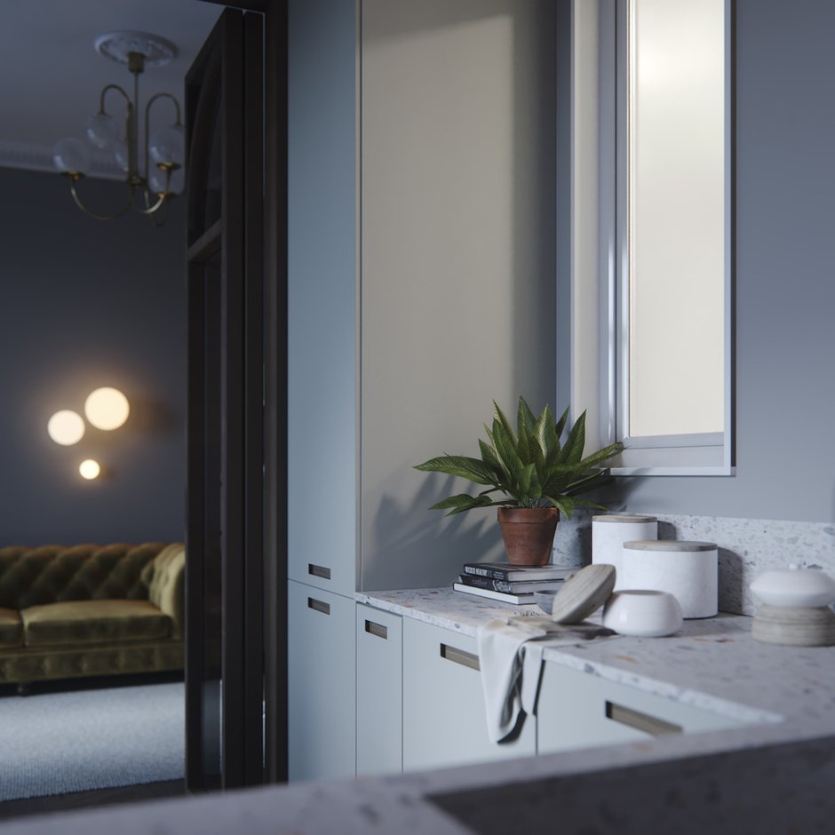 Фотография: Кухня и столовая в стиле Современный, Скандинавский, Квартира, Проект недели, Минск, Евгения Лыкасова, 2 комнаты, 60-90 метров, J.Lykasova Studio – фото на INMYROOM