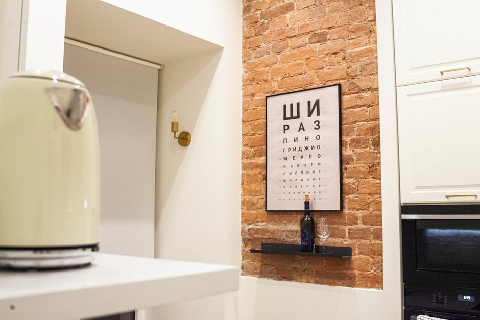 Фотография: Кухня и столовая в стиле Скандинавский, Лофт, Квартира, Проект недели, Санкт-Петербург, Кирпичный дом, 2 комнаты, 40-60 метров, VS-Buro, Валентина Щербакова – фото на INMYROOM