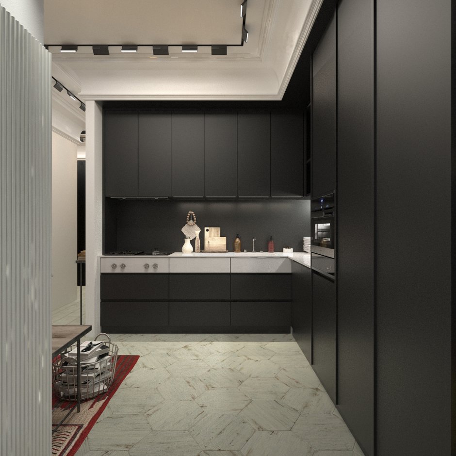 Фотография: Кухня и столовая в стиле Скандинавский, Квартира, Проект недели, Блочный дом, 2 комнаты, 40-60 метров, Юлия Штыкина, Ла Корунья – фото на INMYROOM