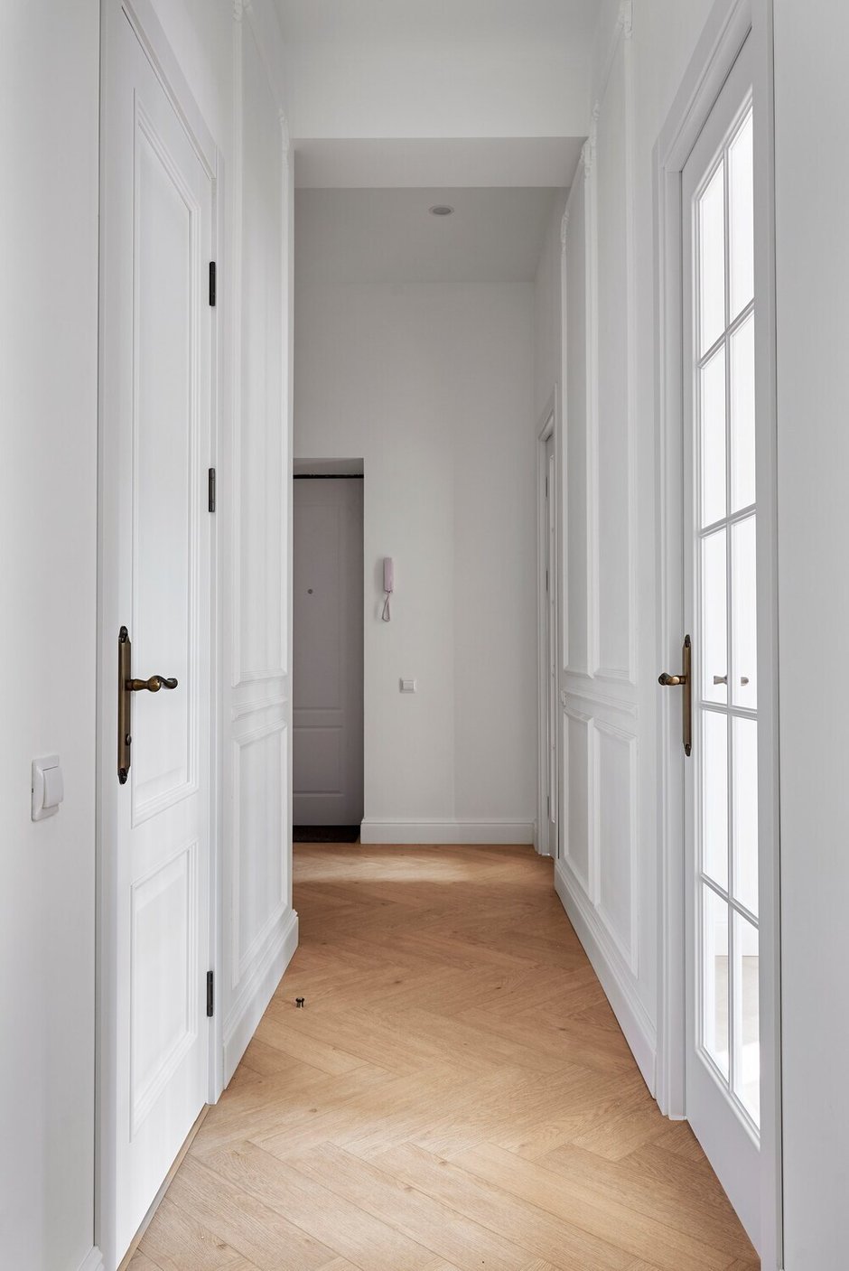 Фотография:  в стиле , Квартира, Проект дня, Санкт-Петербург, Сталинка, 2 комнаты, 40-60 метров, Анастасия Рушанская, Александра Рушанская – фото на INMYROOM