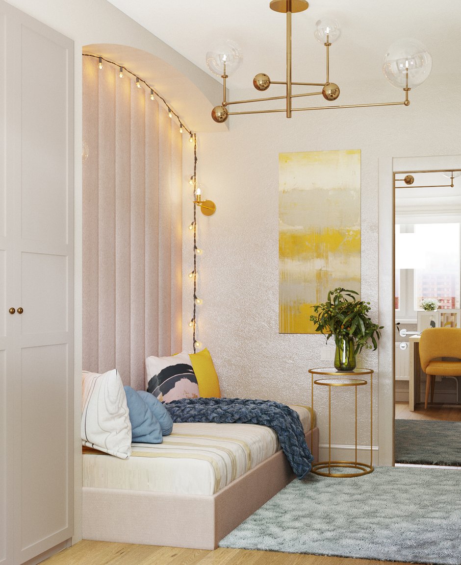 Фотография: Детская в стиле Современный, Квартира, Минимализм, Проект недели, Санкт-Петербург, 2 комнаты, 40-60 метров, Наталья Краснобородько – фото на INMYROOM