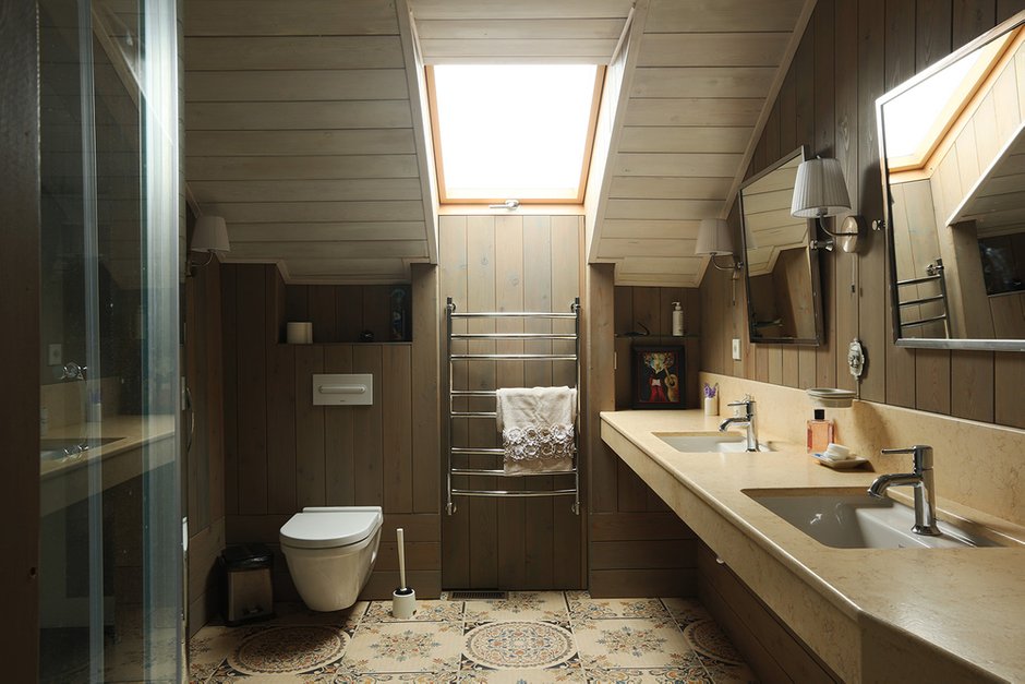 Фотография:  в стиле , Дом, Россия, Artemide, Vitra, IKEA, Проект недели, Ideal Lux, Hansgrohe, Tikkurila, Quickstep, Bosсh, Boras Tapeter, Бурцево, Sharp, Parador, Stroeher, Анна Жемерева, П-образная кухня – фото на INMYROOM