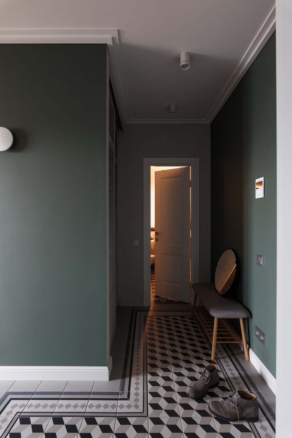 Фотография: Прихожая в стиле Современный, Скандинавский, Квартира, Проект недели, Санкт-Петербург, 3 комнаты, 60-90 метров, BAS.architects – фото на INMYROOM