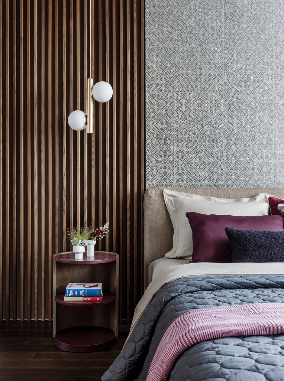 Фотография: Спальня в стиле Современный, Квартира, Проект недели, Москва, 4 и больше, Более 90 метров, Нина Шуберт – фото на INMYROOM