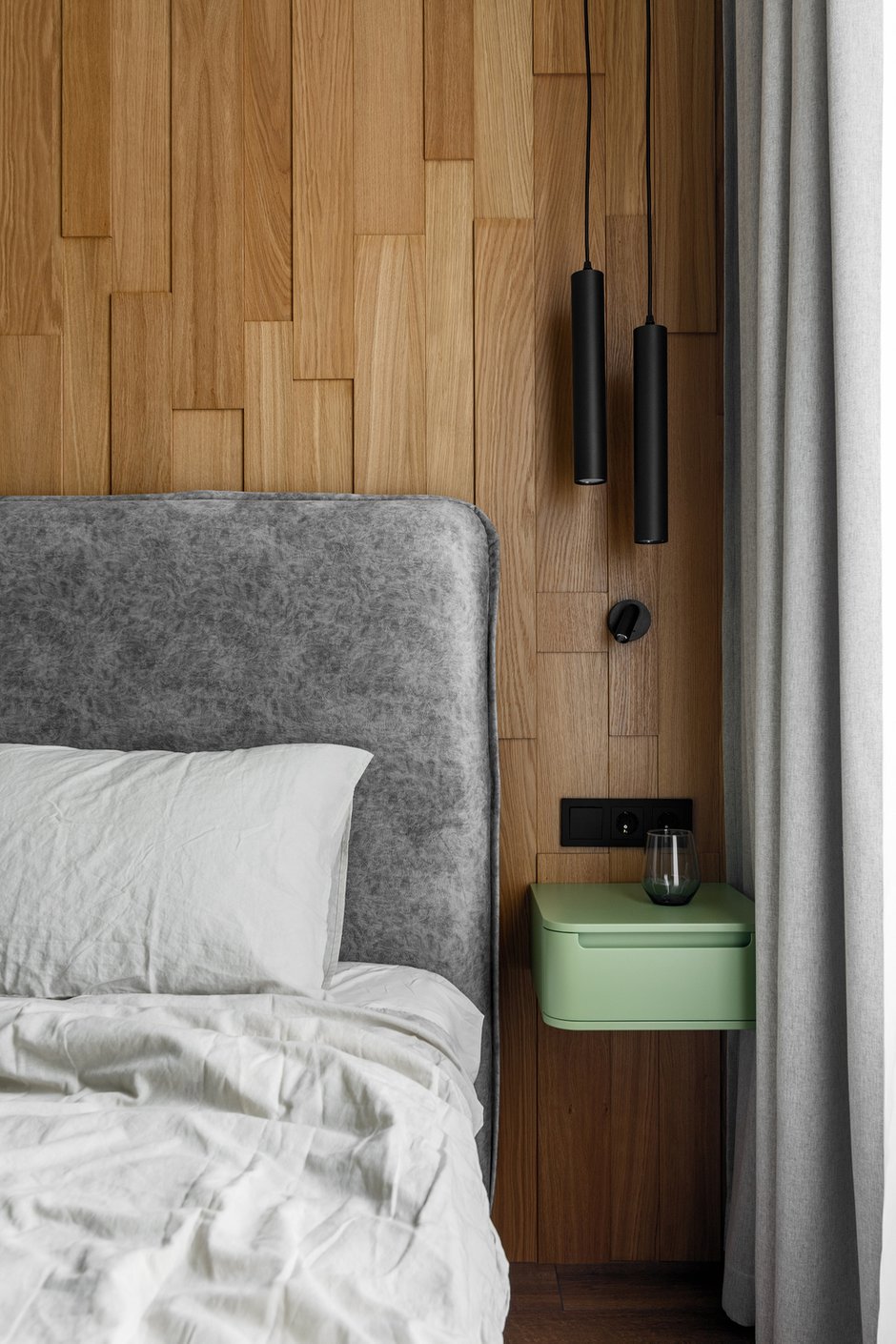 Фотография: Спальня в стиле Современный, Квартира, Проект недели, Санкт-Петербург, 2 комнаты, 40-60 метров, Istok Bureau – фото на INMYROOM