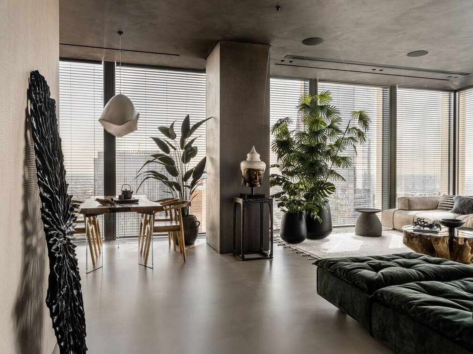 Фотография:  в стиле , Квартира, Проект дня, Москва, Монолитный дом, 2 комнаты, 60-90 метров, Эксклюзивные проекты, современный/роскошный, фото интерьера, дизайн интерьера фото, тренды в дизайне 2026, тренды в дизайне интерьеров 2026 – фото на INMYROOM