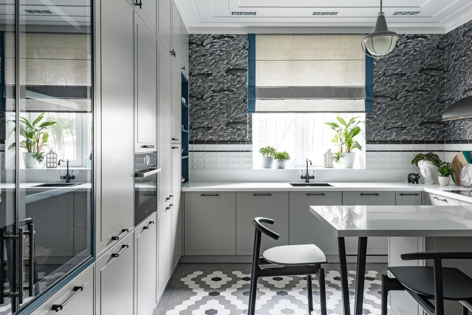 Фотография: Кухня и столовая в стиле Современный, Эклектика, Квартира, Проект недели, Екатеринбург, 4 и больше, Более 90 метров, Ксения Ерлакова – фото на INMYROOM