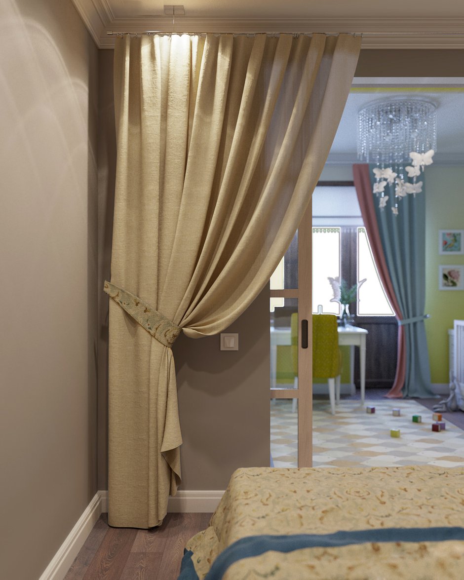 Фотография: Спальня в стиле Современный, Квартира, Проект недели, Москва, Студия 3.14, Тимур Абдрахманов, Сталинка, 2 комнаты, 40-60 метров – фото на INMYROOM