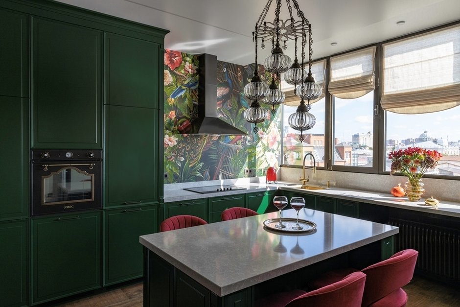 Фотография: Кухня и столовая в стиле Восточный, Квартира, Проект недели, Самара, 4 и больше, Более 90 метров, Татьяна Тувман – фото на INMYROOM