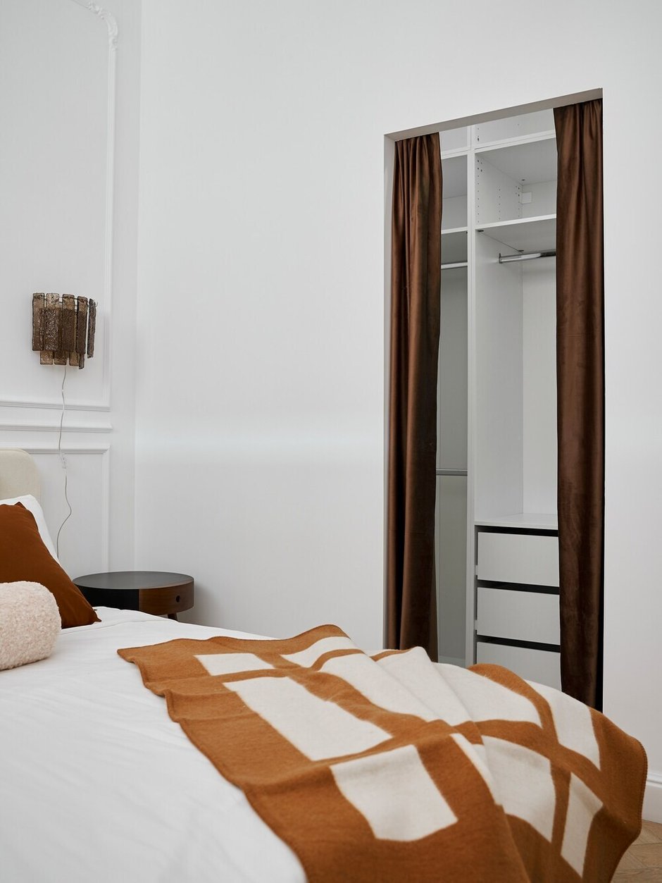 Фотография:  в стиле , Квартира, Проект дня, Санкт-Петербург, Сталинка, 2 комнаты, 40-60 метров, Анастасия Рушанская, Александра Рушанская – фото на INMYROOM