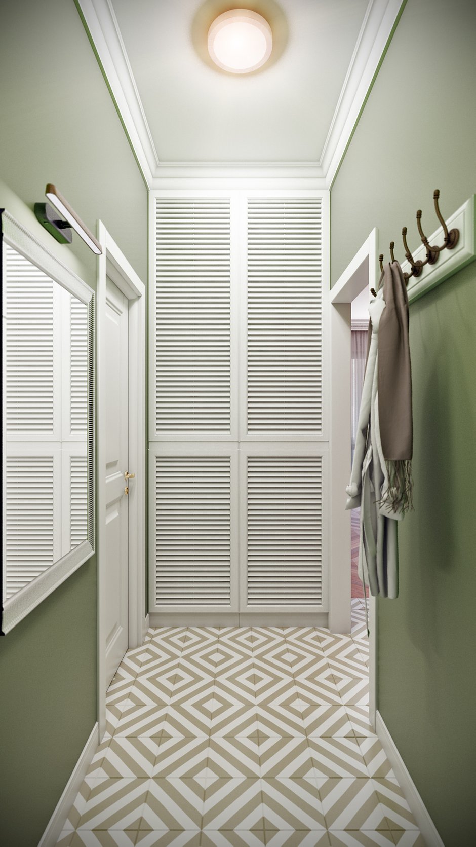 Фотография: Прихожая в стиле Классический, Современный, Квартира, Проект недели, Co:Interior, сделать из однушки двушку, новостройка, ЖК «Водный», ПРЕМИЯ INMYROOM – фото на INMYROOM