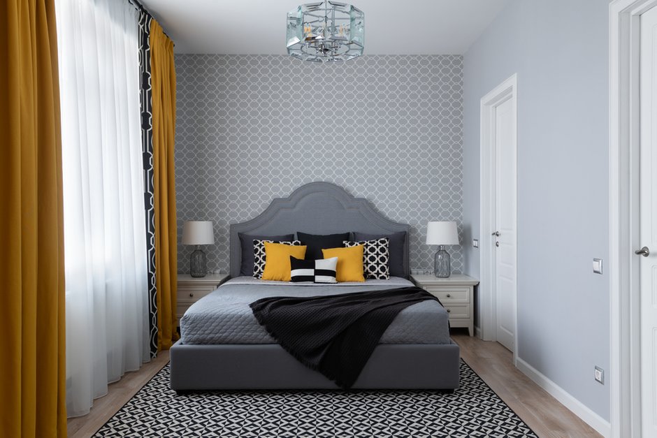 Фотография: Спальня в стиле Классический, Современный, Дом, Проект недели, Анна Крапивко, Кирпичный дом, 4 и больше, Более 90 метров – фото на INMYROOM