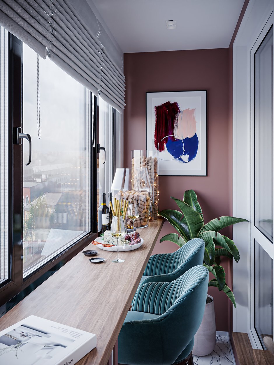 Фотография: Балкон в стиле Современный, Квартира, Проект недели, Санкт-Петербург, 3 комнаты, 60-90 метров, KS Interiors – фото на INMYROOM